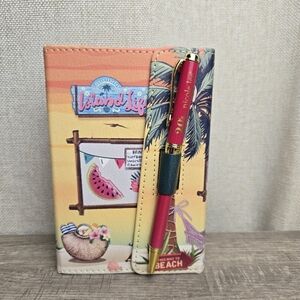 Nicole Lee Monthly Planner Notebook Journal "Sun and Sand" NWT